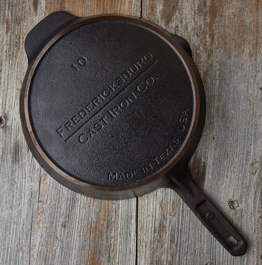 No. 10 Cast Iron Skillet – Fredericksburg Cast Iron Co.