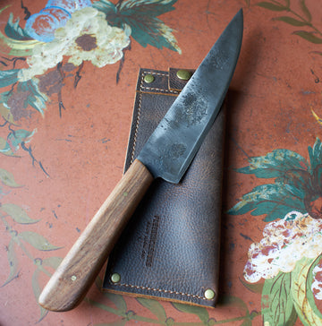 Cooks Knife with Texas Mesquite Handle