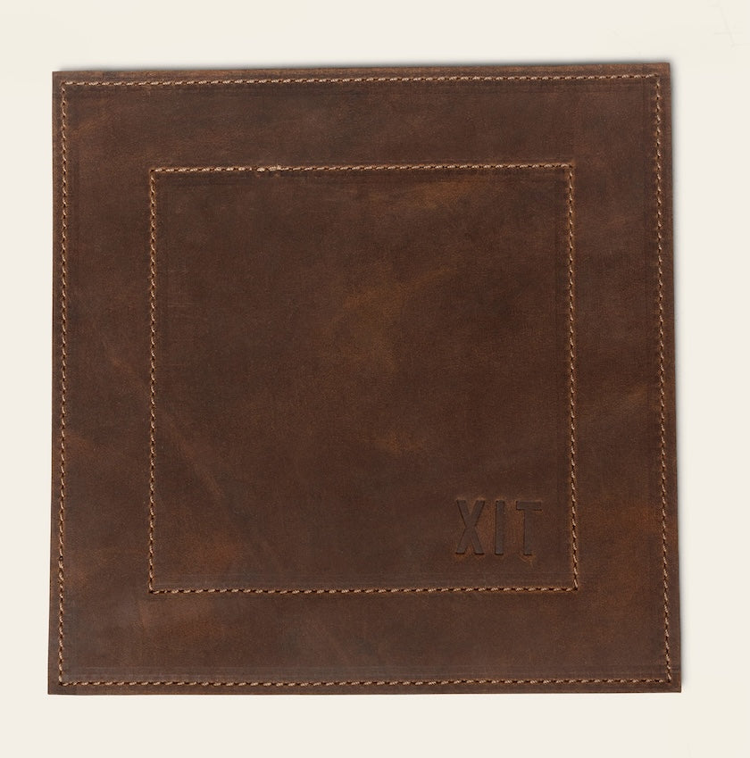 XIT Ranch Leather Trivet