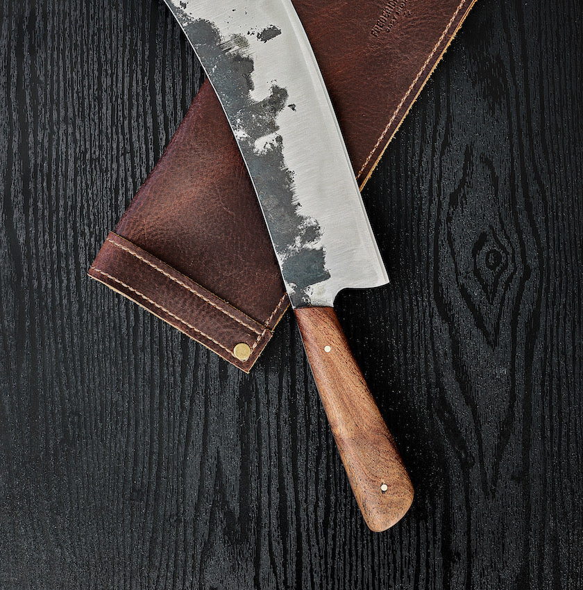 Old World Butcher Knife with Texas Mesquite Handle