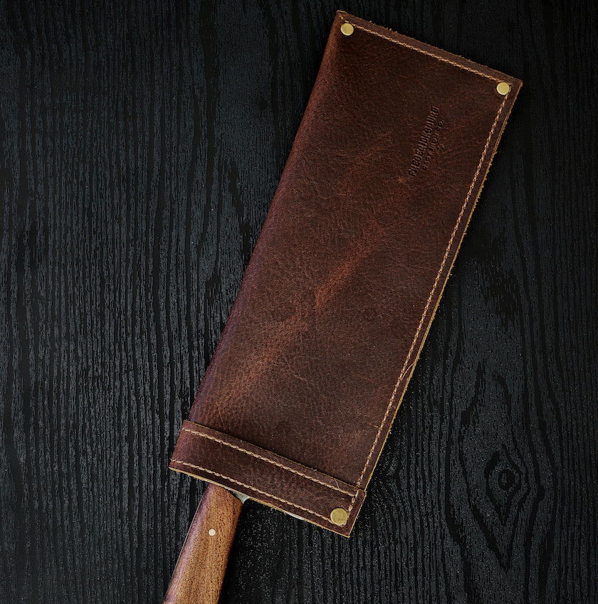 Old World Butcher Knife with Texas Mesquite Handle