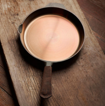 No. 12 Cast Iron Skillet with XIT Ranch Skillet Handle Sleeve