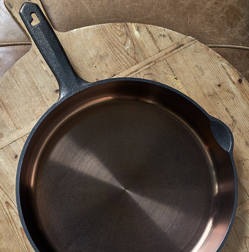 Lodge 12 Inch Smooth Inside Bottom Only Cast Iron Skillet made in the USA  Smooth Cast Iron Skillet Gift 