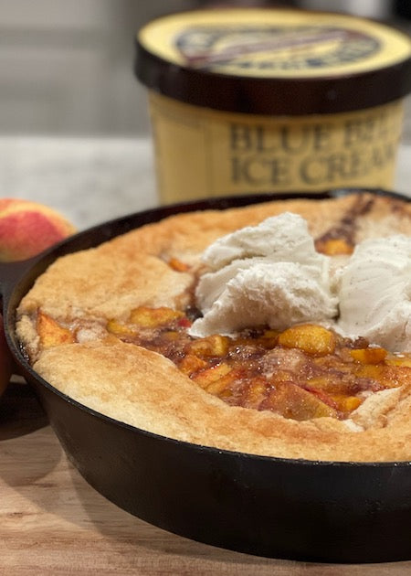 Skillet Peach Cobbler