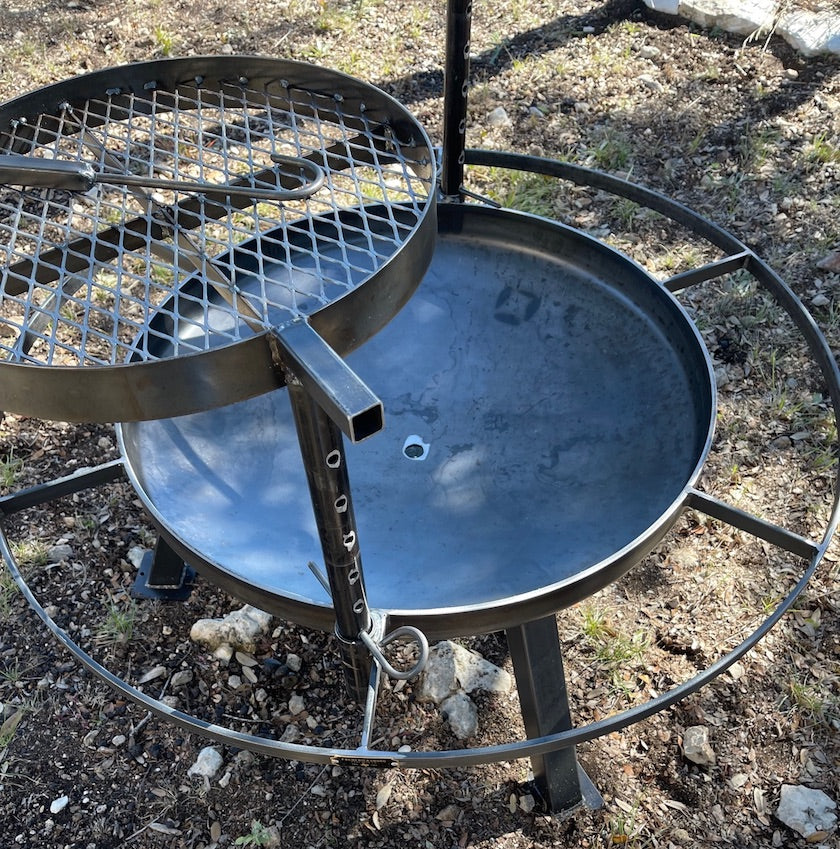Fire Pit with Boot Rail